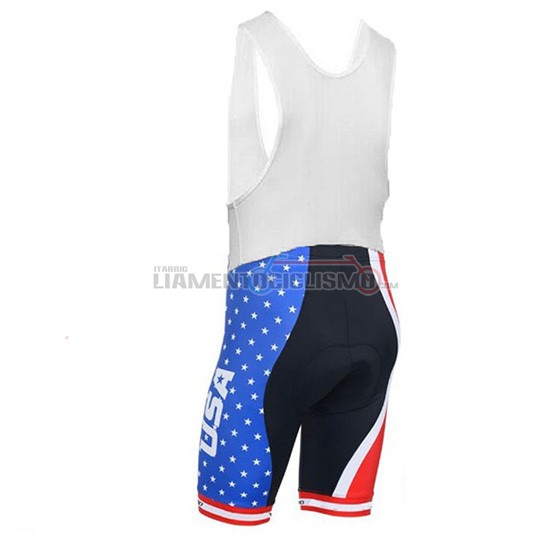 Abbigliamento Ciclismo Usa Manica Corta 2018 Blu e Rosso